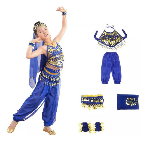 Disfraz De Danza Del Vientre Árabe Para Niños