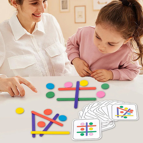 Juego Educativo De Diseño De Patrones Rainbow Puzzle