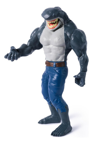 Dc Figura Articulada King Shark 30cm Batman Giant Series