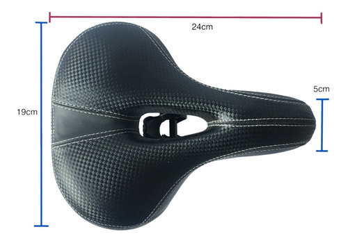 Imagen 5 de 7 de Silla Para Bicicleta Sillín, O Galapago Antiprostático Gw