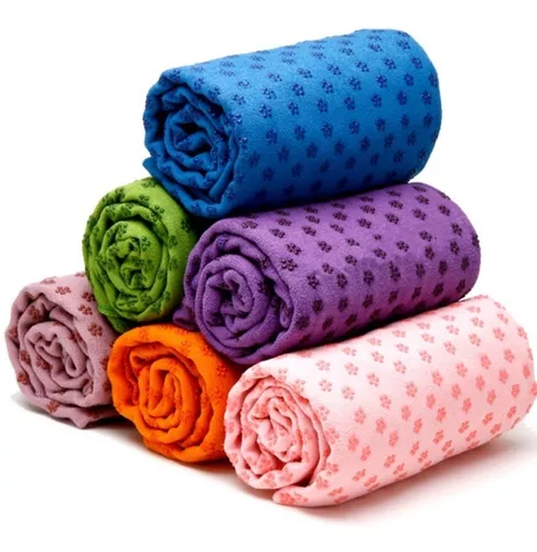 Toalla De Yoga Mat Towel De Microfibra Pilates 183 X 61 Cm