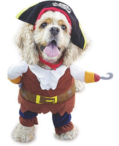 Talla L - Disfraz De Perro Mascota Nacoco Piratas Del Estilo