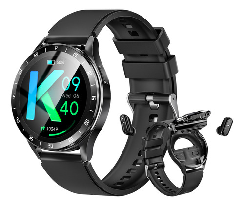 Smart Watch Hombres Bluetooth Auriculares Dos En Uno 2024