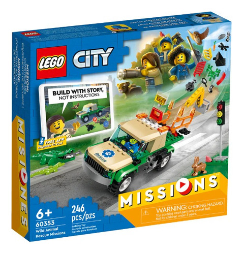 Lego 60353 Misiones De Rescate De Animales Salvajes