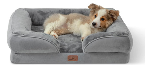 Cama Ortopédica Para Mascotas Talla M / Gris