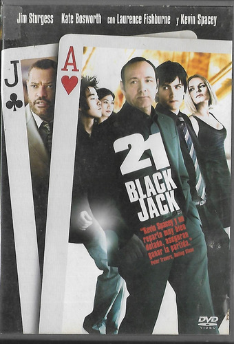 21 Blackjack Jim Sturgess Kevin Spacey Kate Bosworth Dvd (Usado)