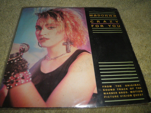 Disco Vinyl 45 Rpm 7'' Imprtd Madonna - Crazy For You (1985)