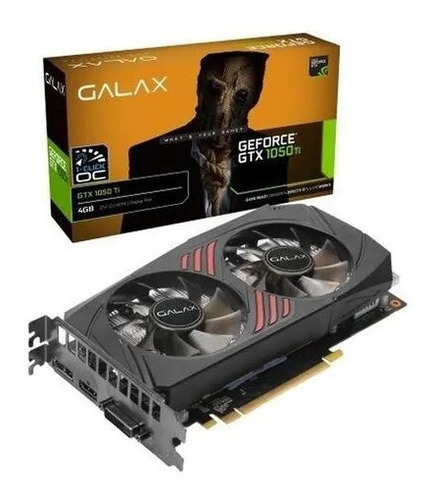 Placa De Vídeo Nvidia Galax Geforce Gtx 1050 Ti 4gb Dddr 5