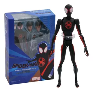 Miles Morales Spiderman 15 Cm Con Base S.h.figuarts