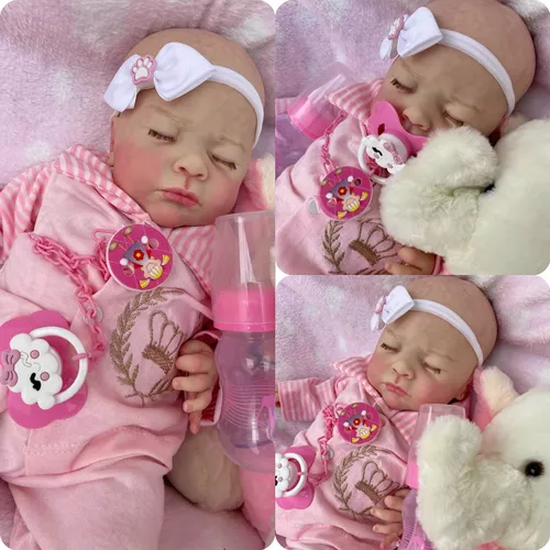 Boneca Bebê Reborn Realista Adora Recém-nascido Barato - R$ 269,9