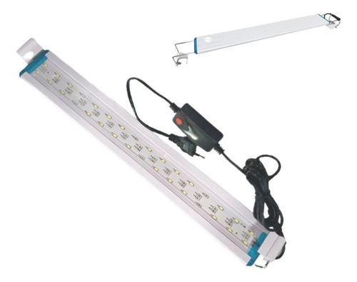 Luminária De Aquário Plantado Led 10w 28 A 40cm 3 Cores Low 110v/220v