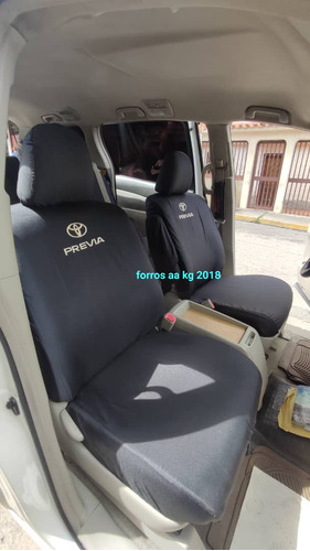 Forros De Asientos Impermeable Toyota Previa 3fila 2006 2014