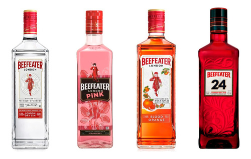 Combo Completo Beefeater London Dry, Blood Orange, Pink Y 24