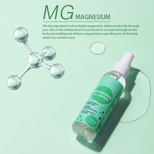 Spray De Aceite De Magnesio De 100 Ml Aceite En Aerosol De