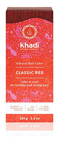 Coloración Permanente Cab Khadi Color De Cabello Natural Roj