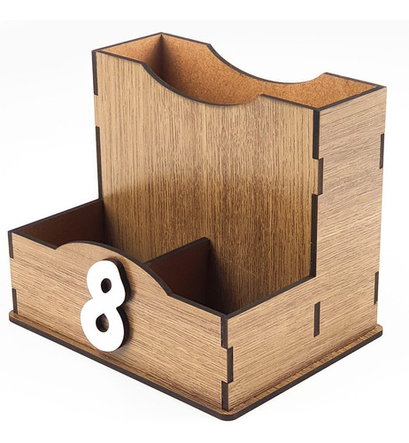 Porta Guardanapo De Madeira Mdf Rústico Galheteiro Kit 10 Un