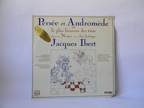 Persée Et Androméde Jacques Ibert Lp Vinilo