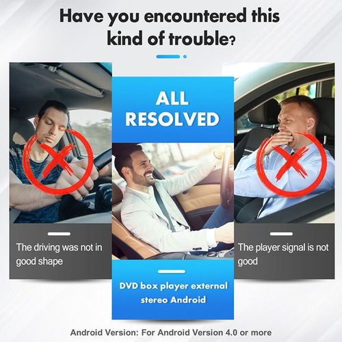 Reproductor Externo De Cd/dvd Para Radio De Coche Con Interf