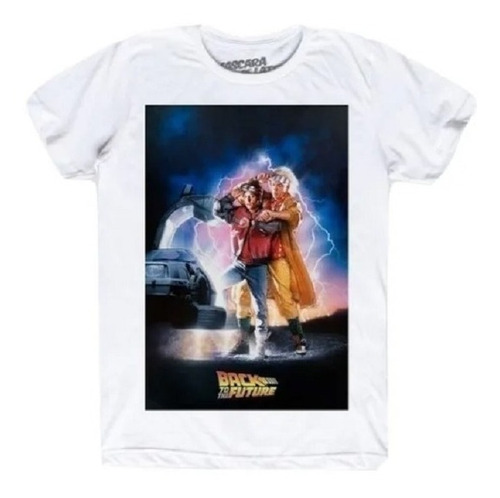 Playera Mascaradelatex Back To The Future Poster Mlms Hombre