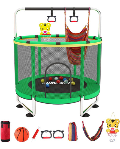 Trampolín Para Niños, Cama Elástica Ajustable Para Bebés Con