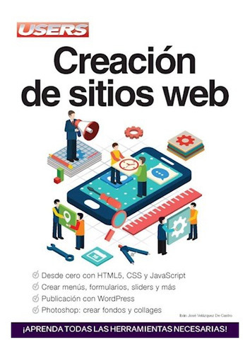 Creacion De Sitios Web, De Velazquez De Castro., Vol. Abc. Editorial Users, Tapa Blanda En Español, 1