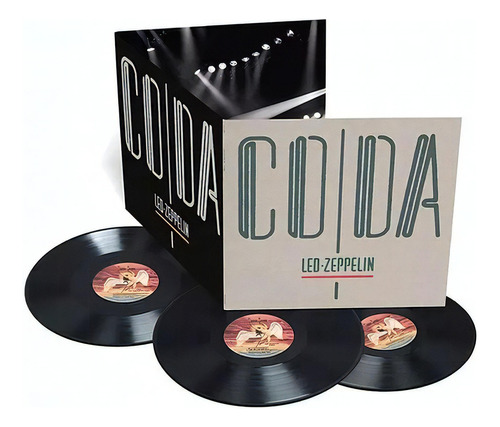 Led Zeppelin - Coda Deluxe 3 Lp Set On 180 Gr Vinilo