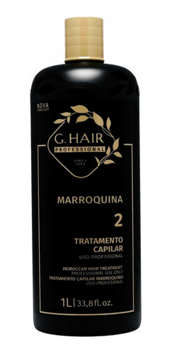 Imagen 1 de 5 de Inoar Keratina Marroquí 1lt Paso2 Formula Original Brasileña