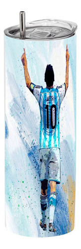 Termo Skinny Café 20 Oz - Lionel Messi Argentina #37