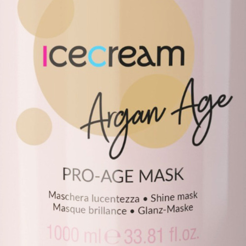 Mascarilla Inebrya Argan Age 1000ml Hidratación Y Brillo