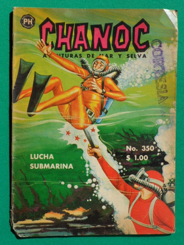 1966 Chanoc Aventuras De Mar Y Selva #350 Comic Herrerias