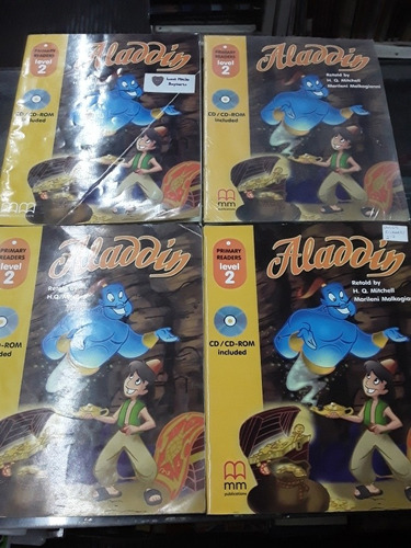 Aladdin - Mm Publications Level 2 Lote X 2 Nuevo Y Usado