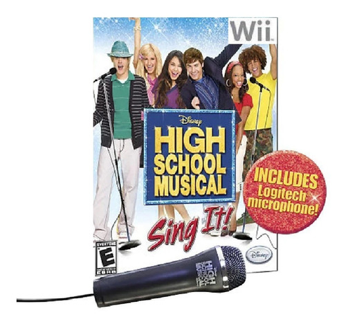 Jogo High School Musical Sing It Com Microfone Nintendo Wii