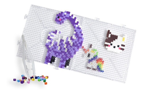 Imagen 2 de 7 de Paquete Básico 2 Con 4,400pz Y Accesorios Perler Hama Beads