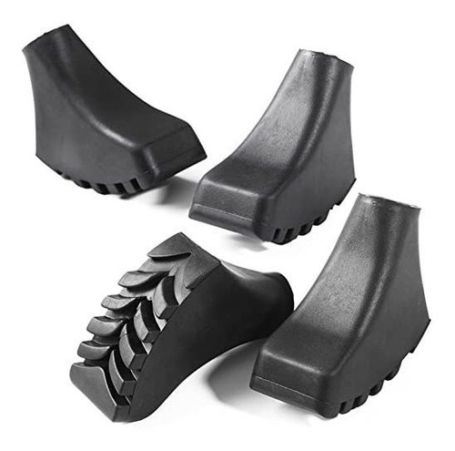 Rubber Trekking Pole Tips 4pcs Caminando Consejos De 3jdku