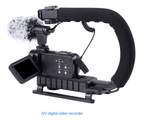 Microfone De Vídeo Para Telefone Câmera Dslr De 3,5 Mm Micro