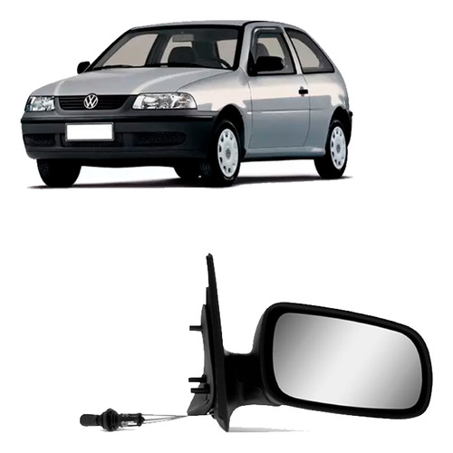 Retrovisor Gol G3 2 Portas Lado Esquerdo Com Controle 1999