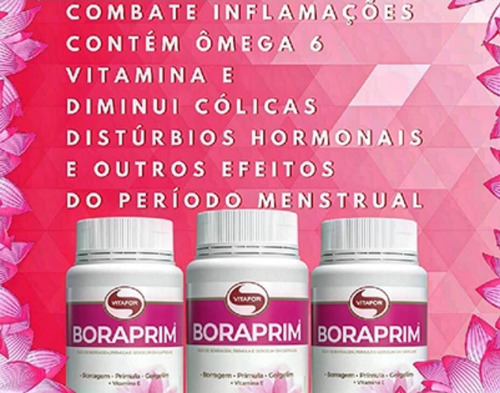 Kit 2x Boraprim Vitafor 60 Cápsulas - Sem Sabor