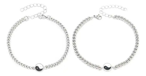 Pulseras Yin Yang En Acero X2