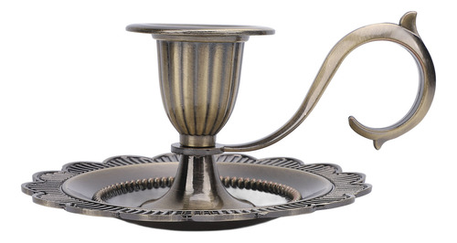 Candelabro Portátil Retro Con Soporte Para Velas De Mesa