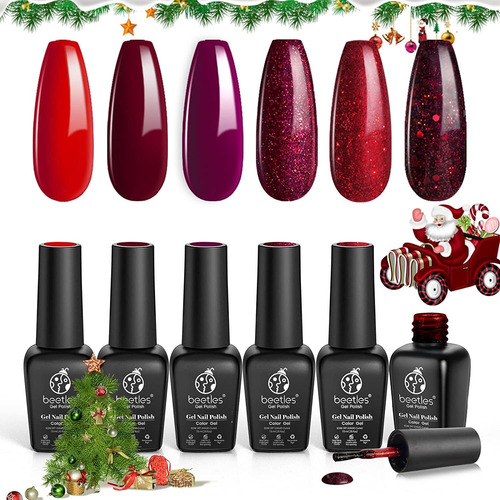 Esmaltes Para Uñas 6 Und De Gel  Kit D - L a $12264