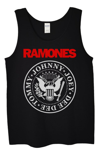 Polera Musculosa Ramones Johnny Joey Dee Ro Punk Abominatron