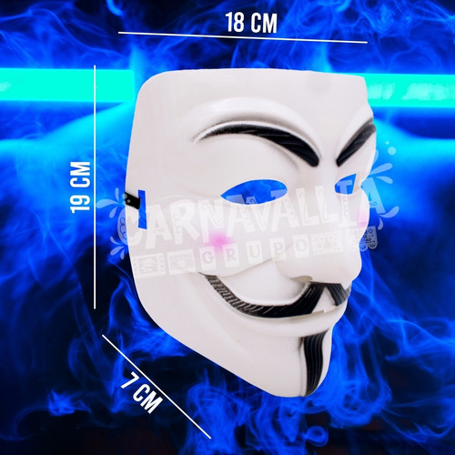 Máscara Anonymous Venganza V D Vendetta Jabbawockeez Disfraz