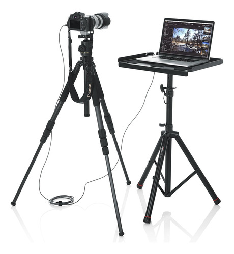 Soporte De Equipo Multimedia Ajustable De Lujo Resisten...