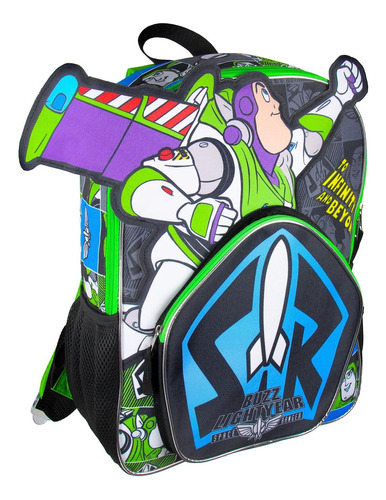 Mochila Toy Story Buzz Die Cut 3d Personaje 16