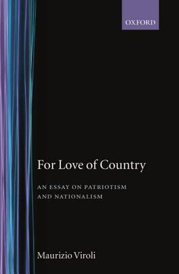 Libro For Love Of Country - Viroli, Maurizio