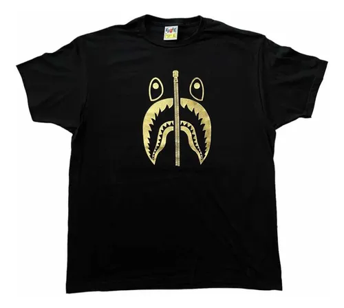 Gold bape shirt hotsell
