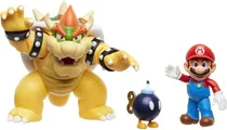 Comprar Super Mario Bowser Lava Battle Set Mario Vs Bowser 3 Pack