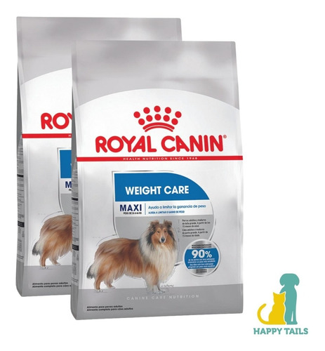 Royal Canin Maxi Weight Care 2 X 10 Kg - Happy Tails