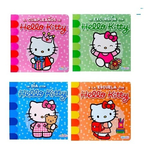 Pack X 4 Libros De Hello Kitty