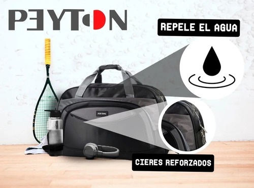 Imagen 3 de 10 de Bolso Alpine Gym Grande Deportivo Urbano Reforzado Tira De Hombro Color La Mejor Calidad! Diseño By Tsr